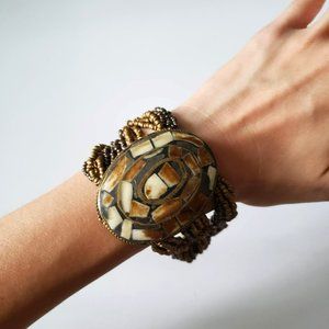 VTG  Multi Strand Beaded Bracelet